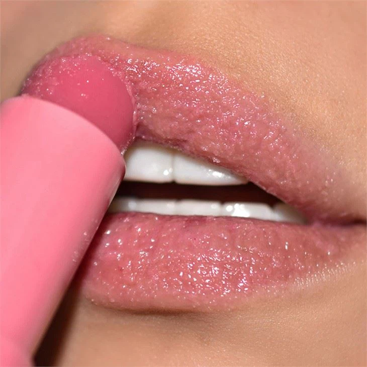 natural lip scrub for pink lips